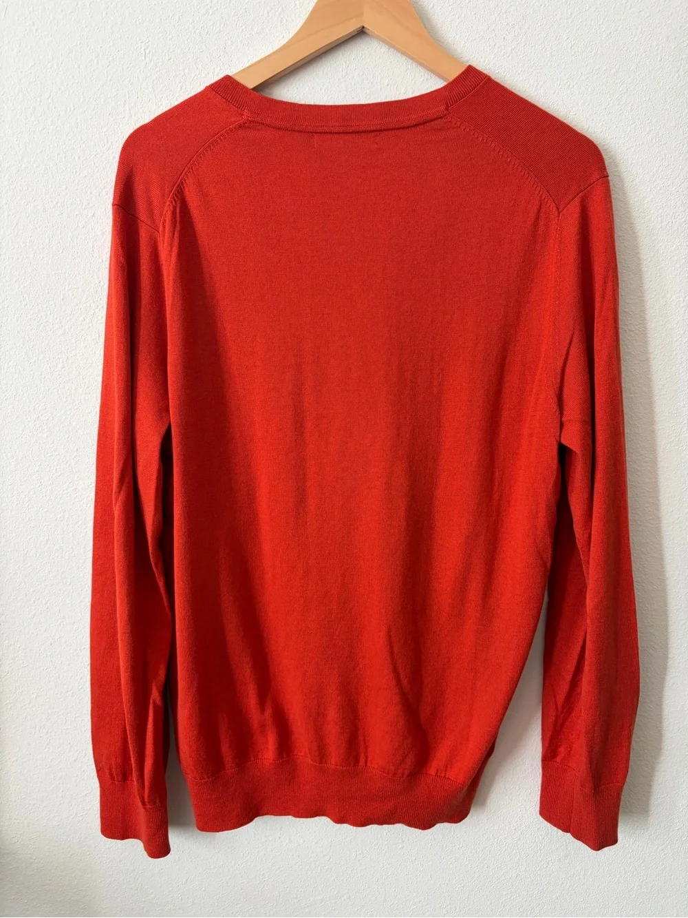 Banana Republic Luxury Blend Silk Cashmere V-Neck Sweater Men's Size L
